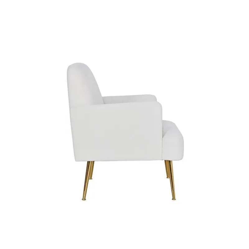Serenza Neem Wood Accent Chair - White media 7