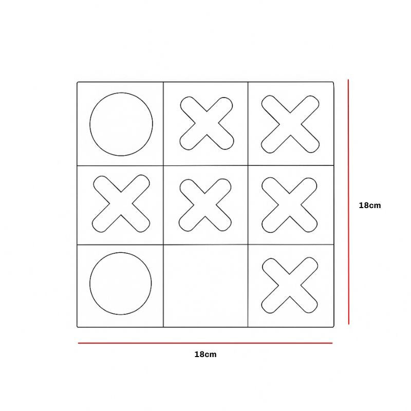 Fig Living Tic-Tac-Toe Luxe Ceramic Showpiece media 8