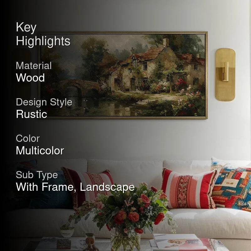 Sunlit Courtyard European Wall Art media 2