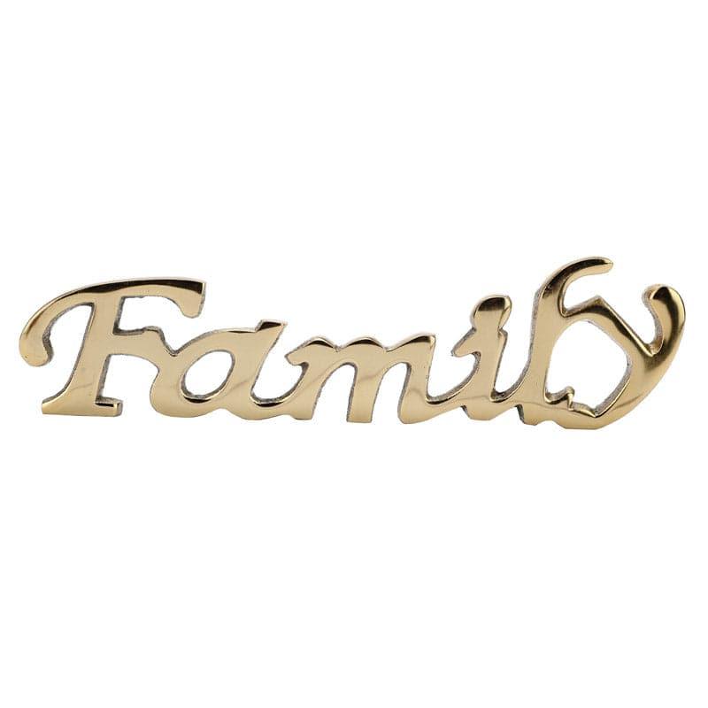 Family Forever Typography Showpiece - Gold media 4