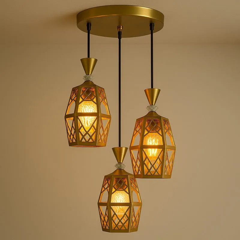Orlume Metal Cluster Ceiling Lamp media 4