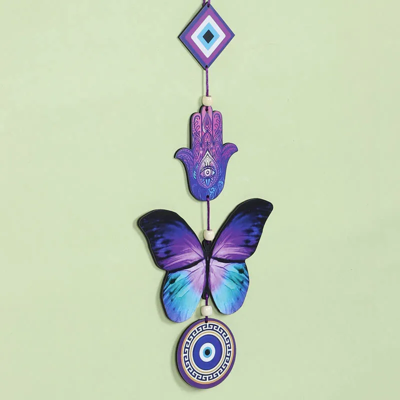 Ethereal Evil Eye Hamsa MDF Wall Hanging media 4