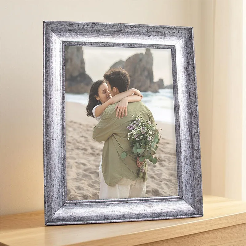 Elegant Vintage Style PVC Photo Frame - Grey media 5