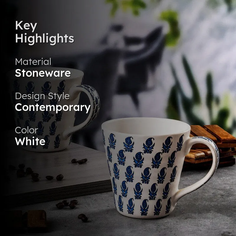 Heritage Stoneware Coffee Mug (400 mL Each) - Set Of Two media 2