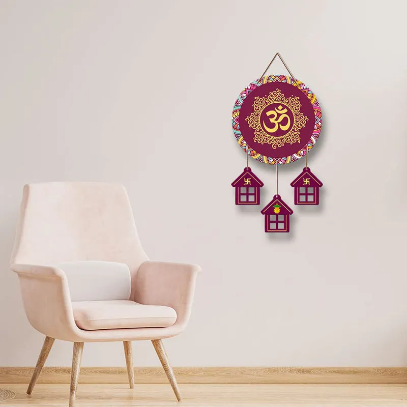 Aum Cottage Polyester & MDF Wall Hanging media 4