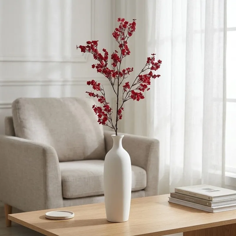 Gypsophila Artificial Flower Stem - Red media 1