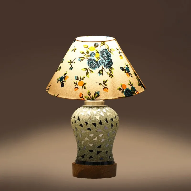 Liora Fleur Wooden Table Lamp - Multicolor media 7