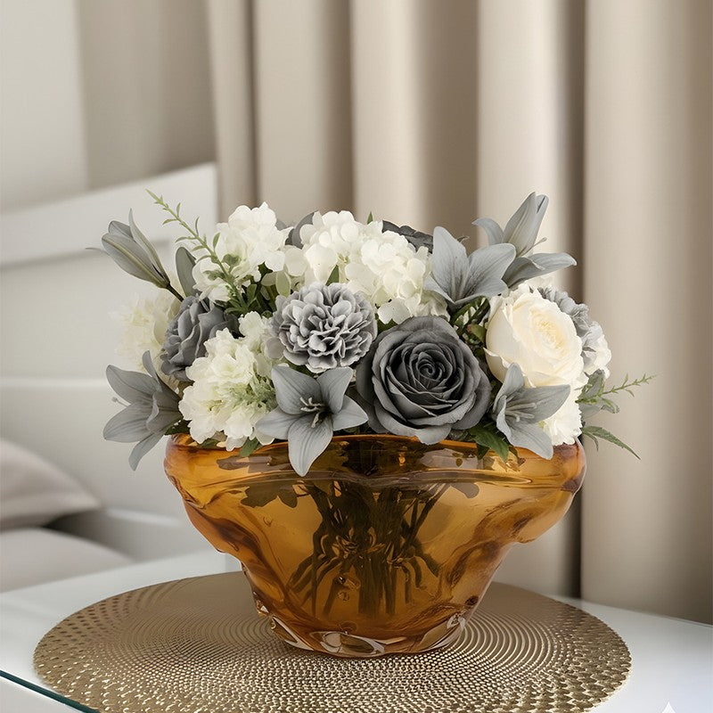 Curvique Glass Accent Bowl