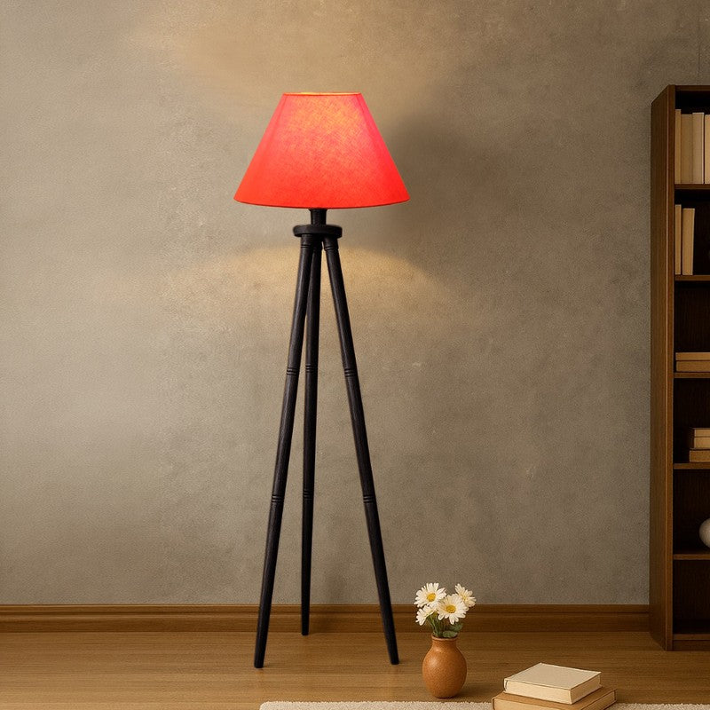 TriElite Conical Floor Lamp (Orange)