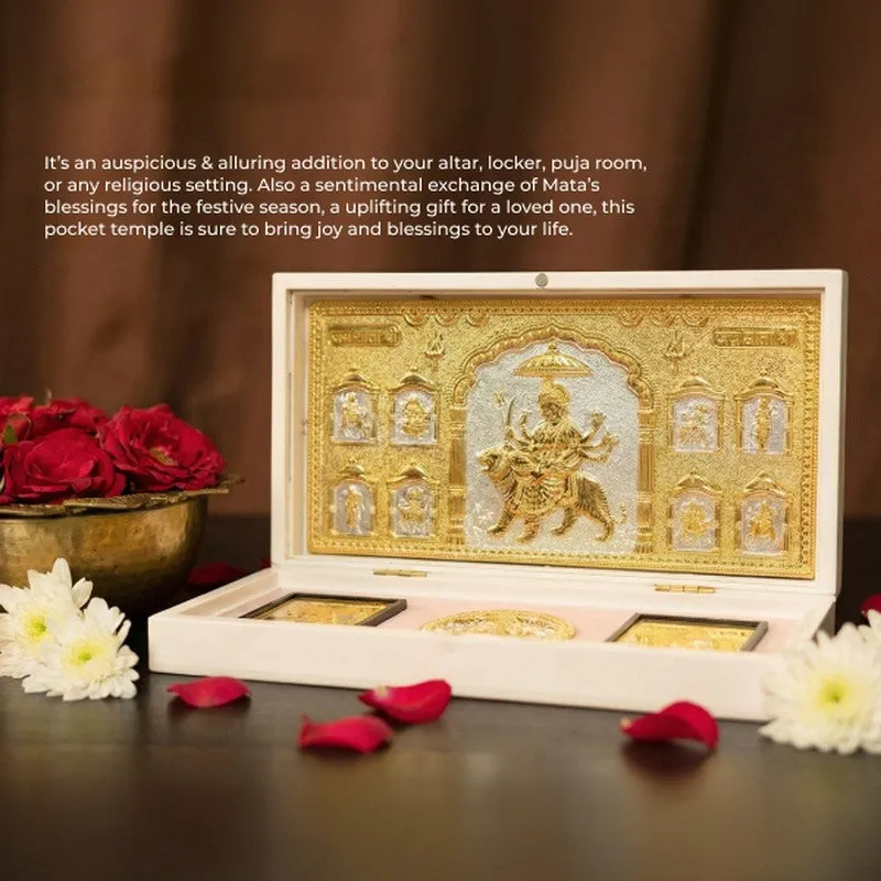 Navdurga Spiritual Brass Idol media 5