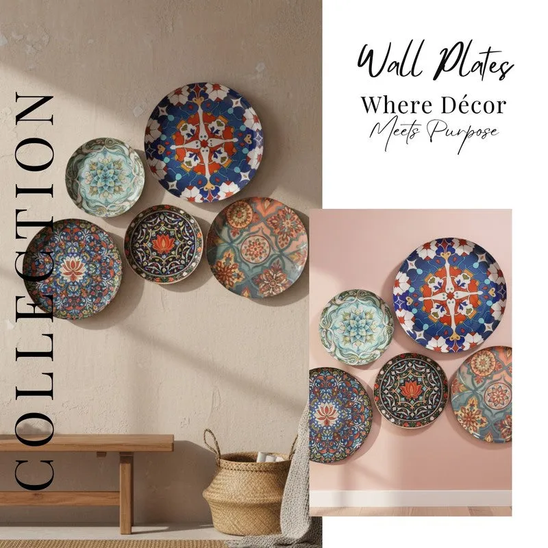 Timeless Mughal Wall Plates - Set of Five media 10