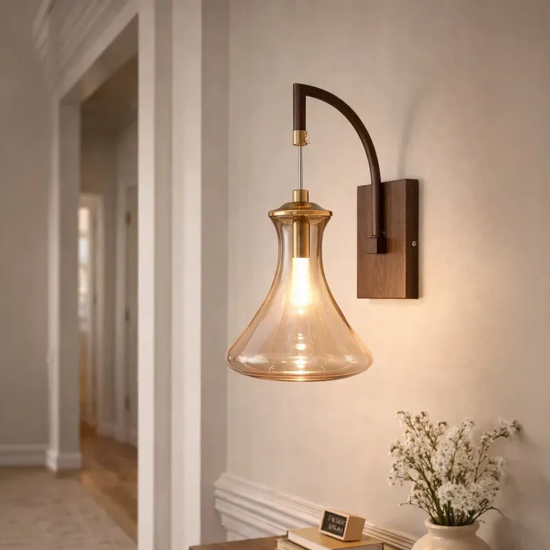 Amber Arch Vintage Metal Wall Lamp media 3