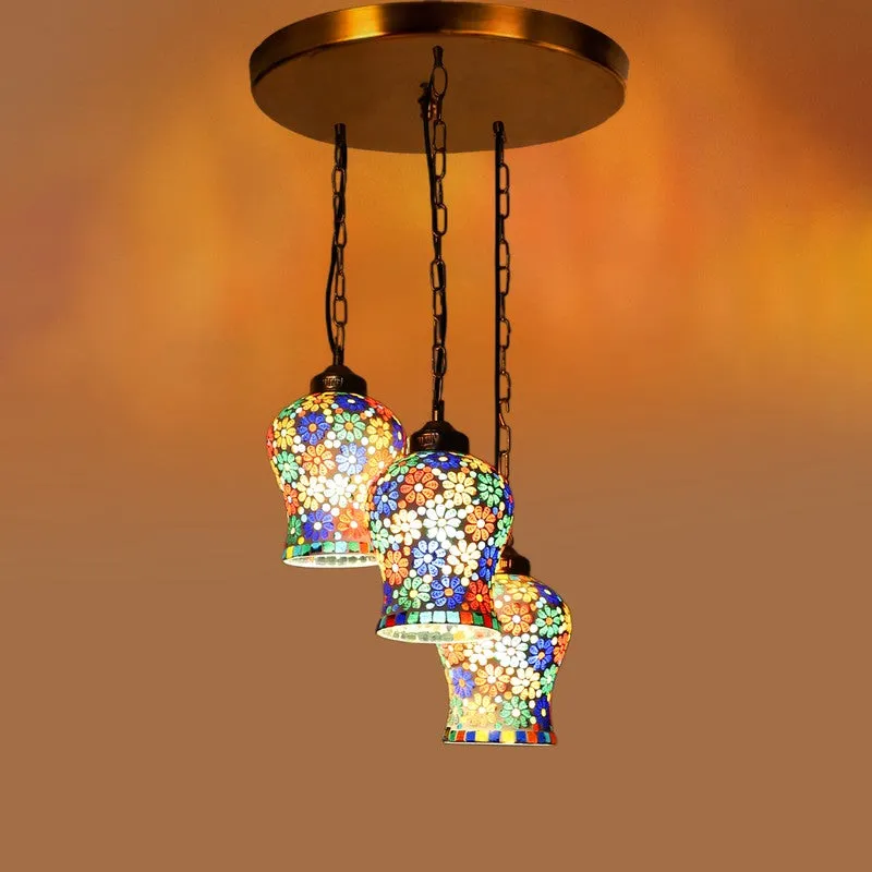 Coloraura Glow Glass Ceiling Lamp - Multicolor media 5