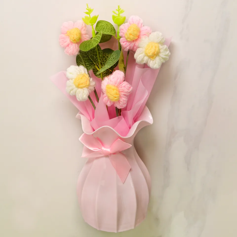 PrimeCraft Crochet Artificial Flower media 6