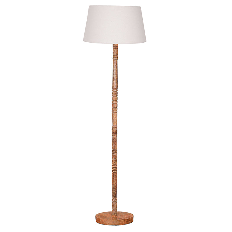 Elfin Neo Wooden Floor Lamp - White media 4