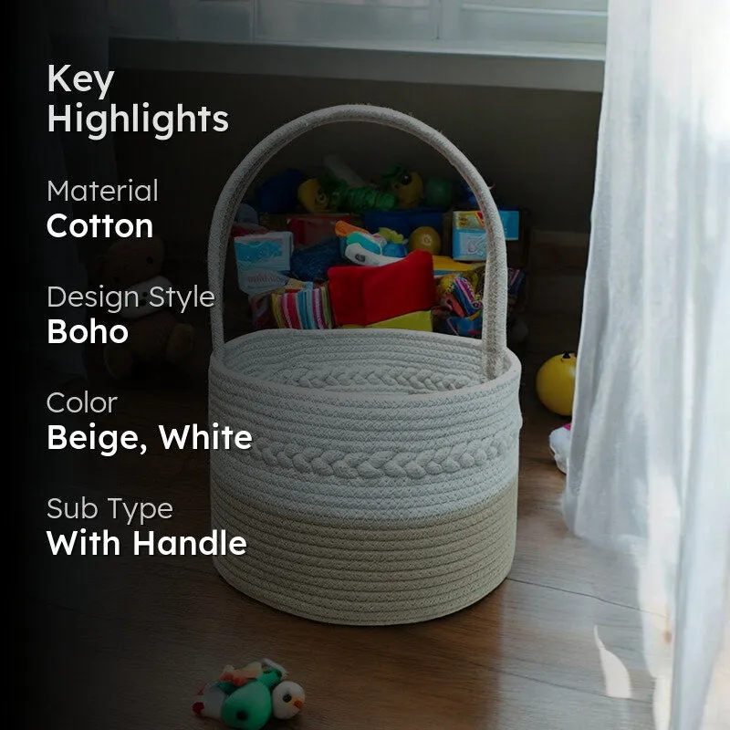 Snixa Cotton Storage Basket media 2