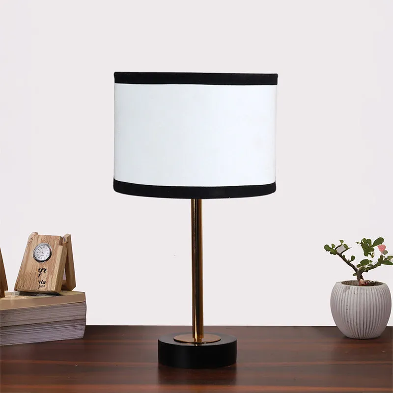 Cotin I Stripe Rodin Wooden Table Lamp - White,Gold,Black media 3