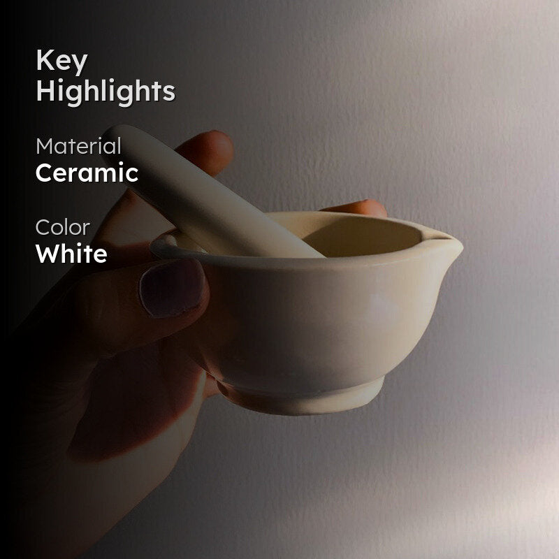 Forma Crush Ceramic Mortar & Pestle - Two Piece Set media 2