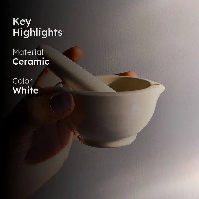 Forma Crush Ceramic Mortar & Pestle - Two Piece Set media 2