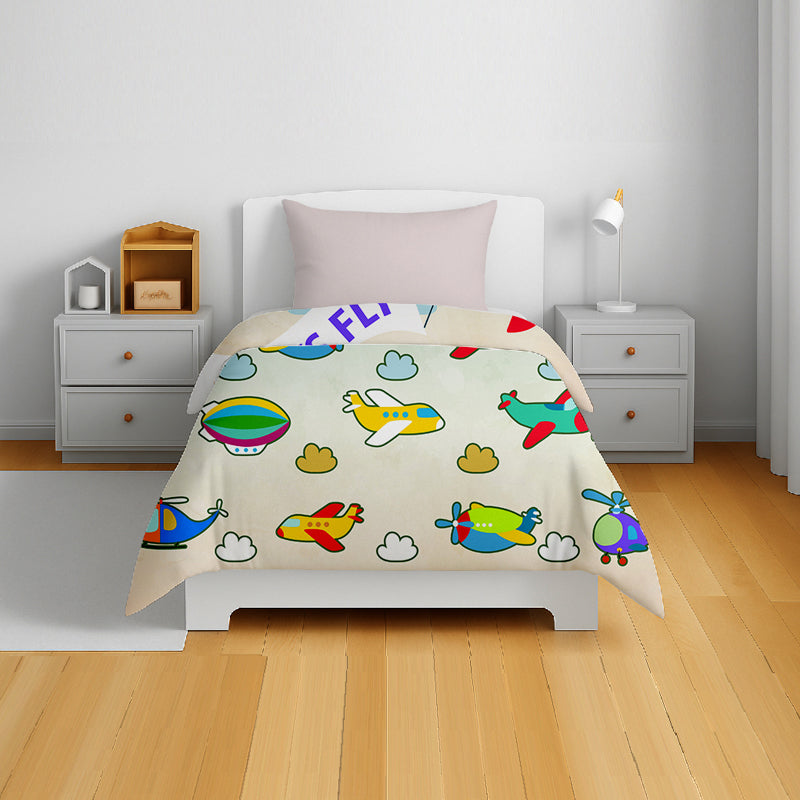 Air Plane PolyCotton Quilt - 150 GSM media 4
