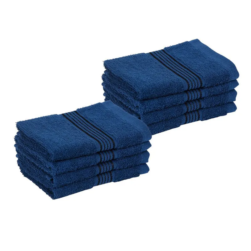 Bodil Face Towel (Blue) - Set Of Eight media 5
