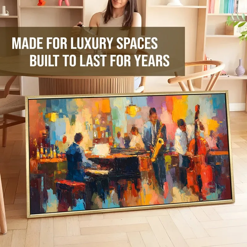 Piano Keys Canvas Wall Painting With Frame media 5