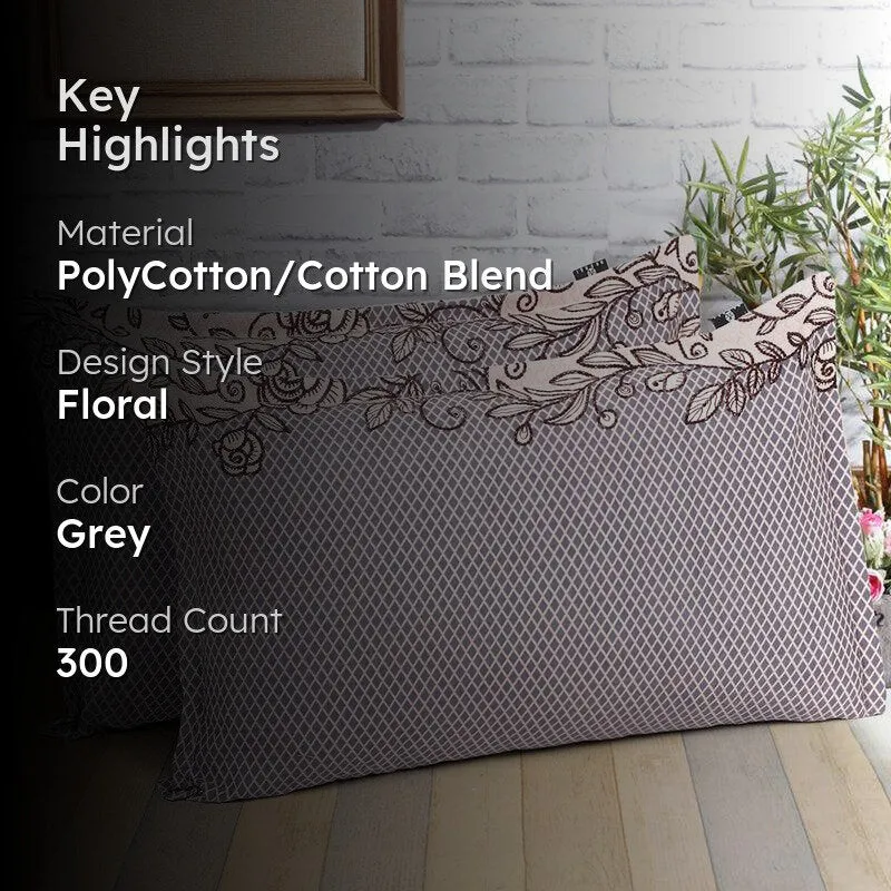 Nija Floral Pillow Cover - Set Of Two media 2