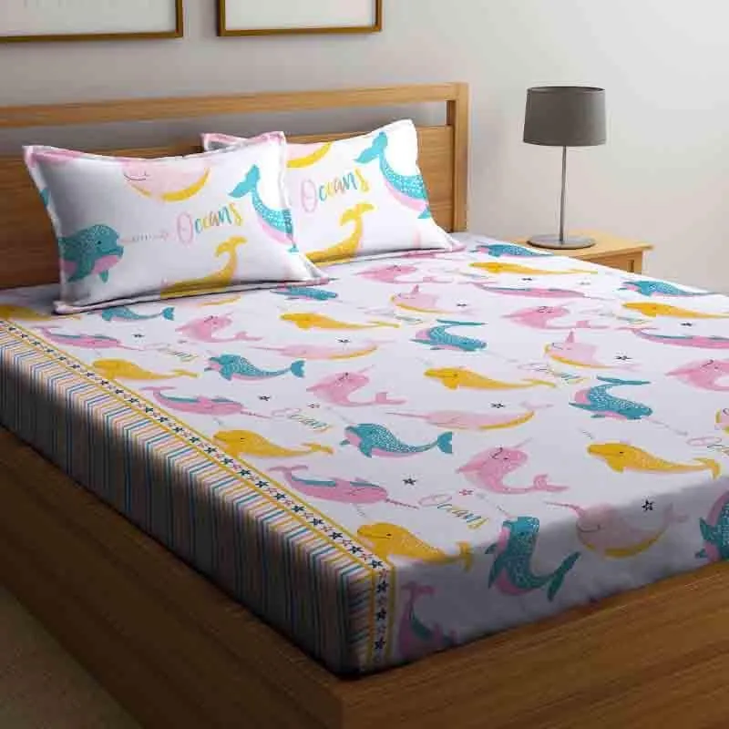 Jolly Dolly Bedsheet - 130 GSM media 1