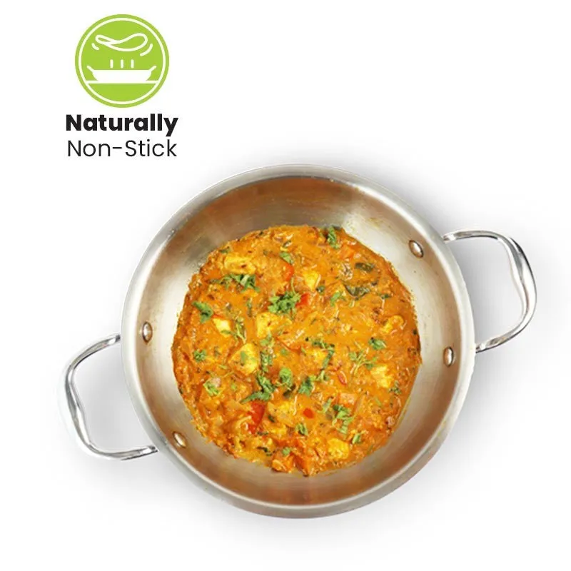 Suko Induction Safe Kadhai With Lid - 2000 mL / 9 Inches media 7