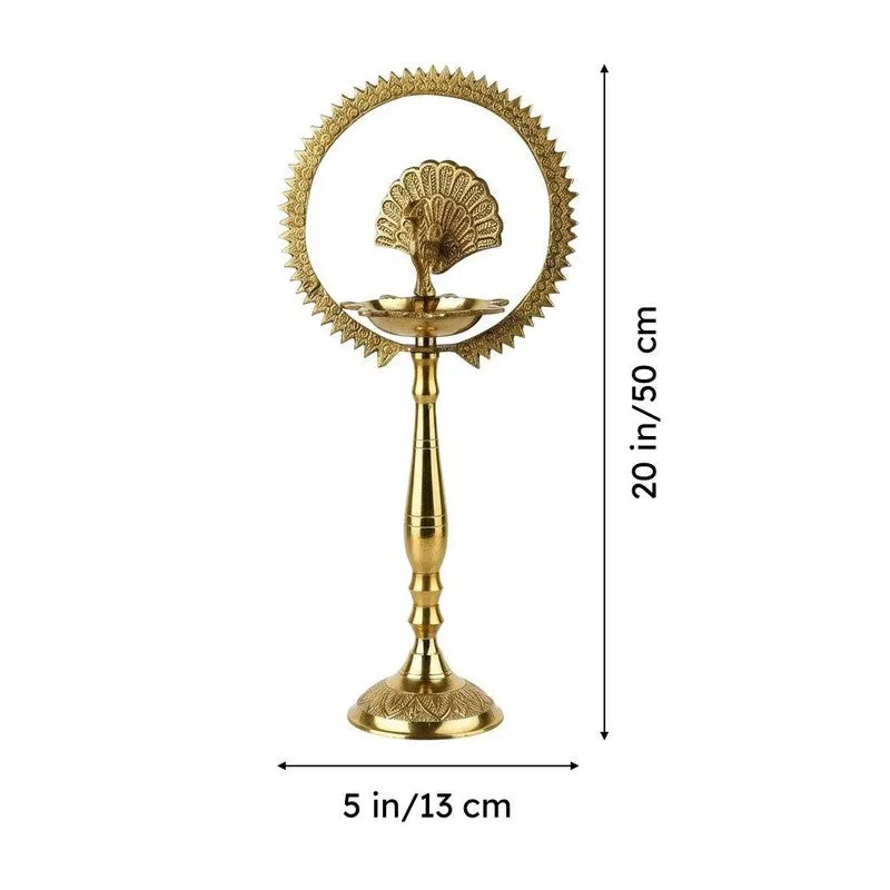 Divine Aura Brass Lamp - Large media 6