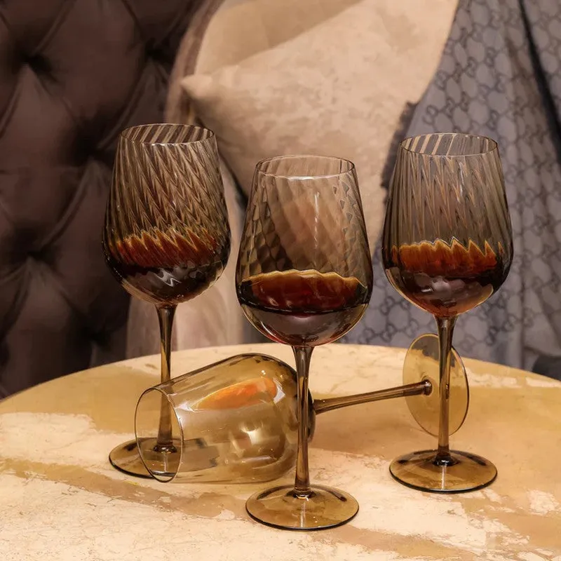 Elegance Pour  Wine Glasses (360 mL Each) - Set of Four media 1