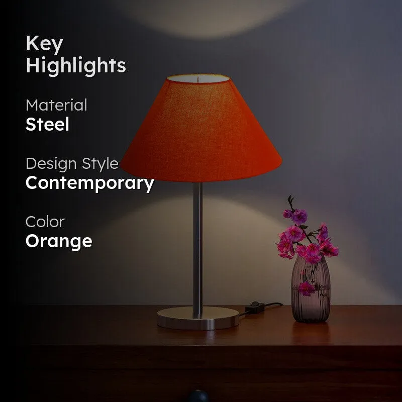 Noctra Axis Glow Metal Table Lamp - Orange media 2