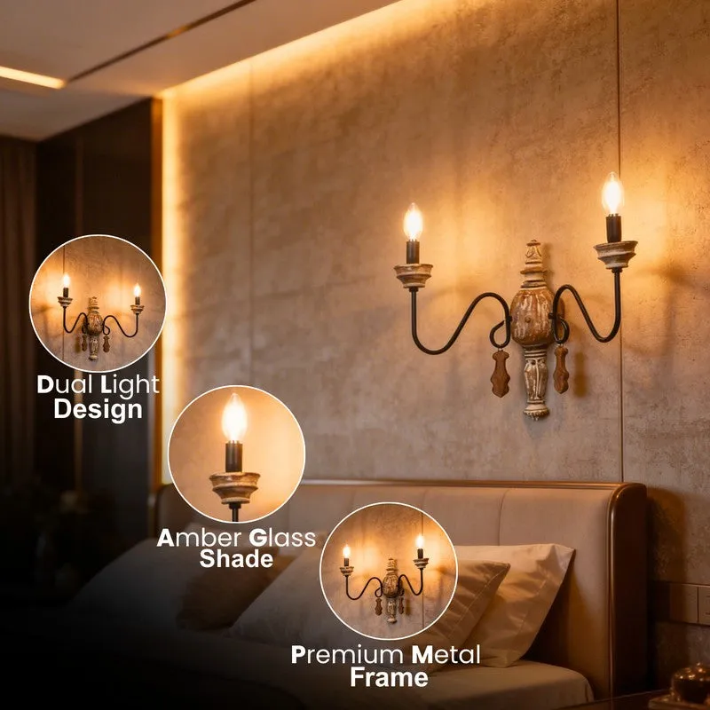 Caleira Duo Iron Wall Lamp media 6