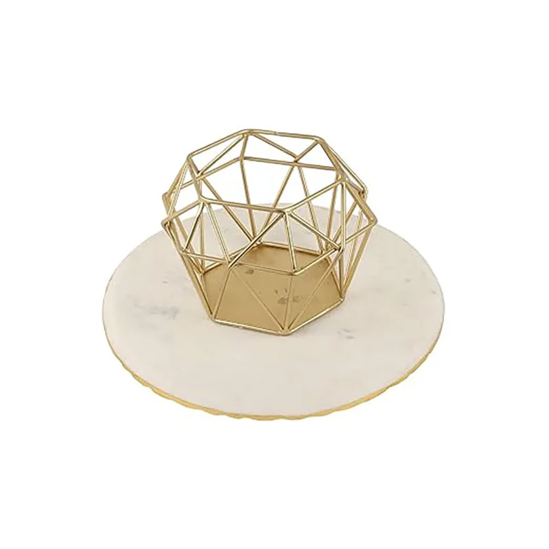 Marmore Geo Marble Cake Stand With Server & Knife - Three Piece Set media 6