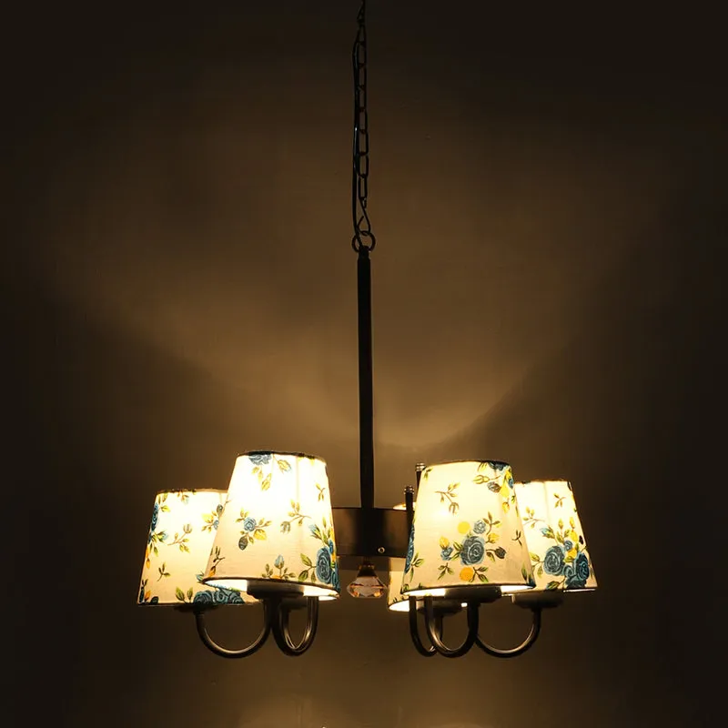 Blue Fleur Conical Viya Ceiling Lamp media 1