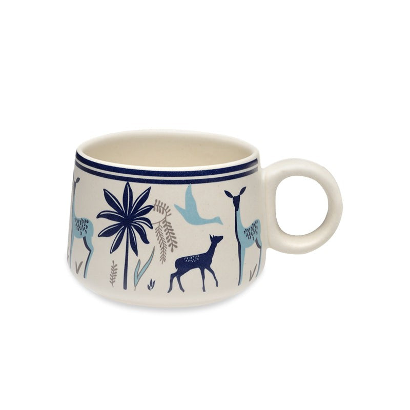 Elegant Stoneware Tea Cup (150 mL Each) -  Set of Six media 4
