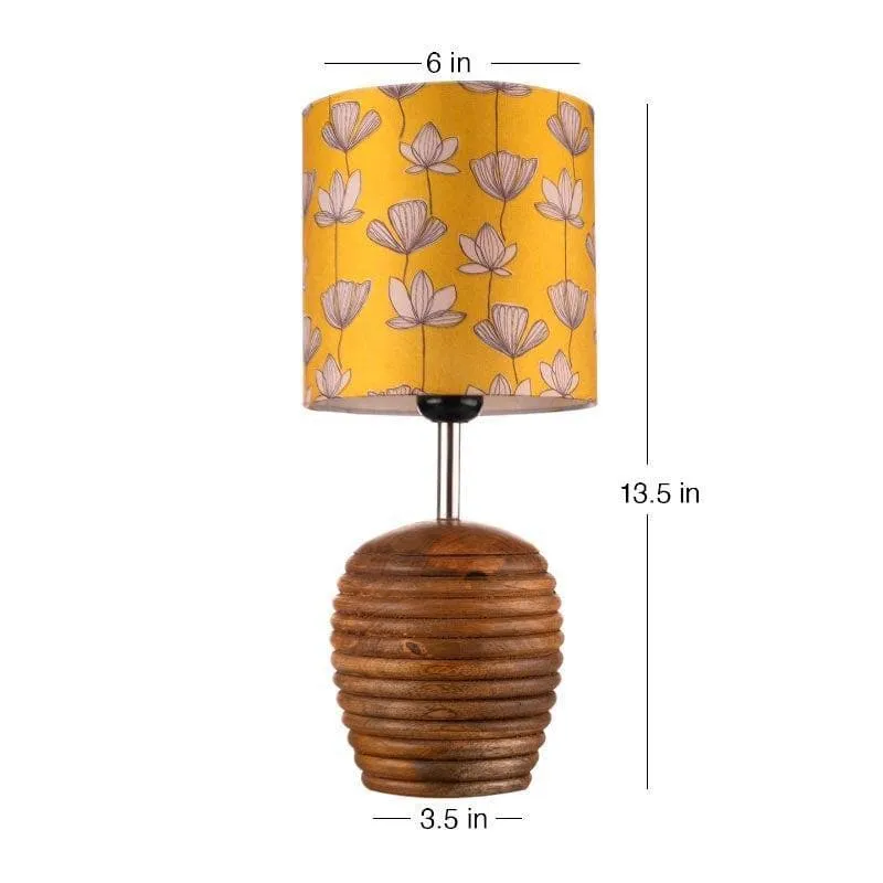Sunkissed Dome Fabric Table Lamp - Yellow,White media 6