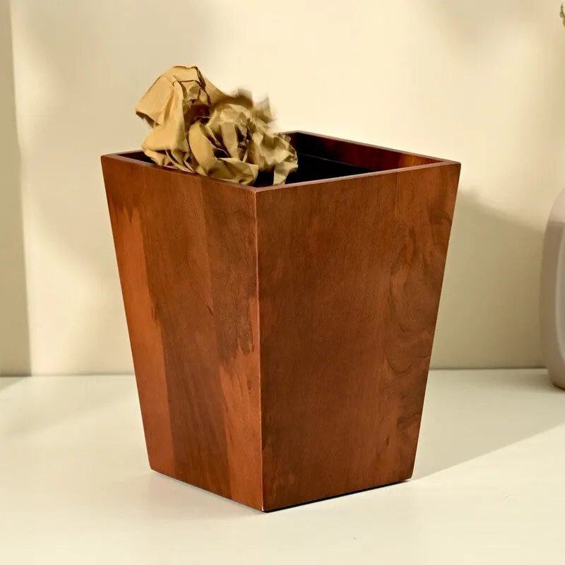 Chara Wooden Dustbin media 3