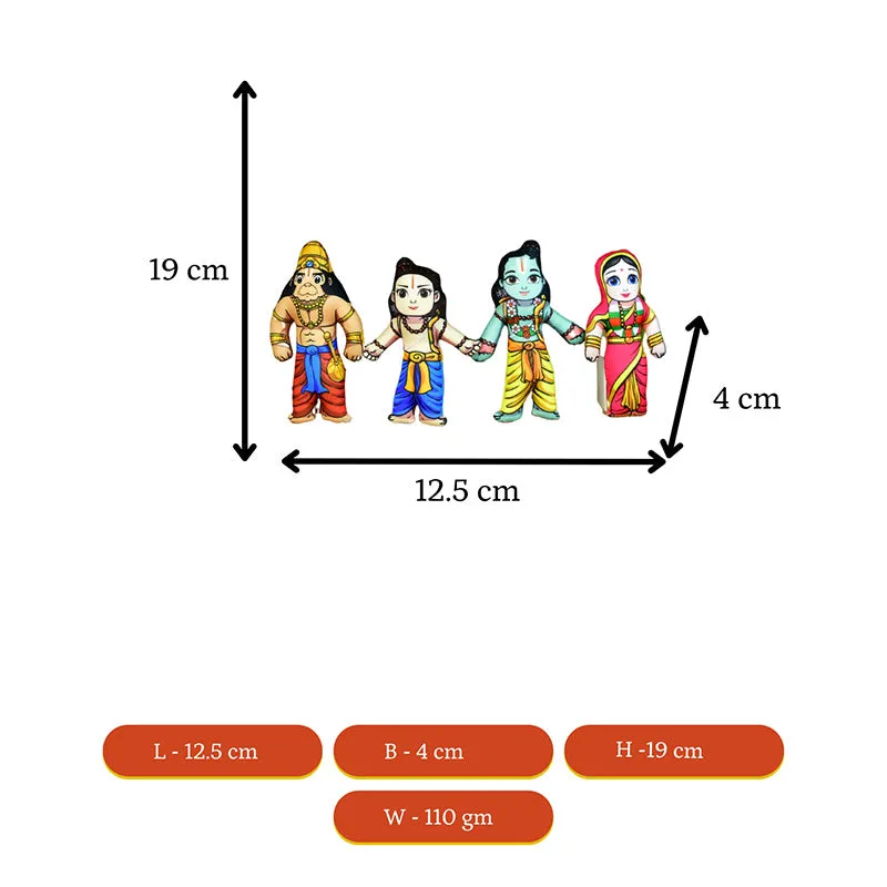 Ramayana Charita Showpice - Set Of Five media 5