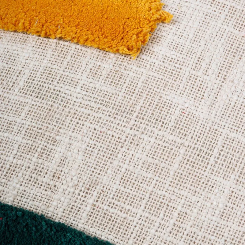 Strips Tufted Cushion Cover Set - Set Of Two media 7