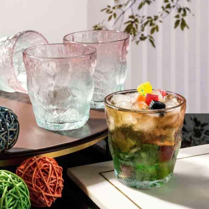 Cool Times Glass Tumbler (260 ml ) - Set of Six media 2