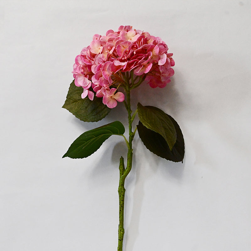 Caelia Artificial Hydrangea Stick - Pink media 5