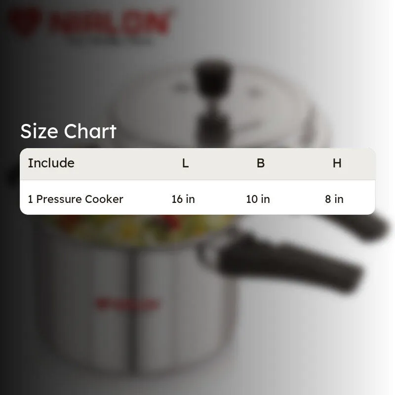 Nirlon Easy Seal Pressure Cooker - 5000 mL/ 10 Inches media 8