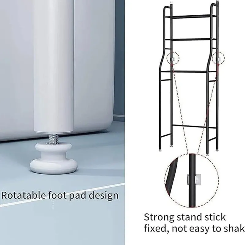 ClutterFree Storage Metal Rack media 6