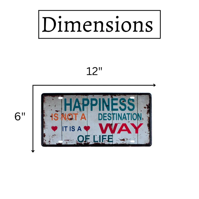 Happiness Is A Way Metal Wall Accent media 7
