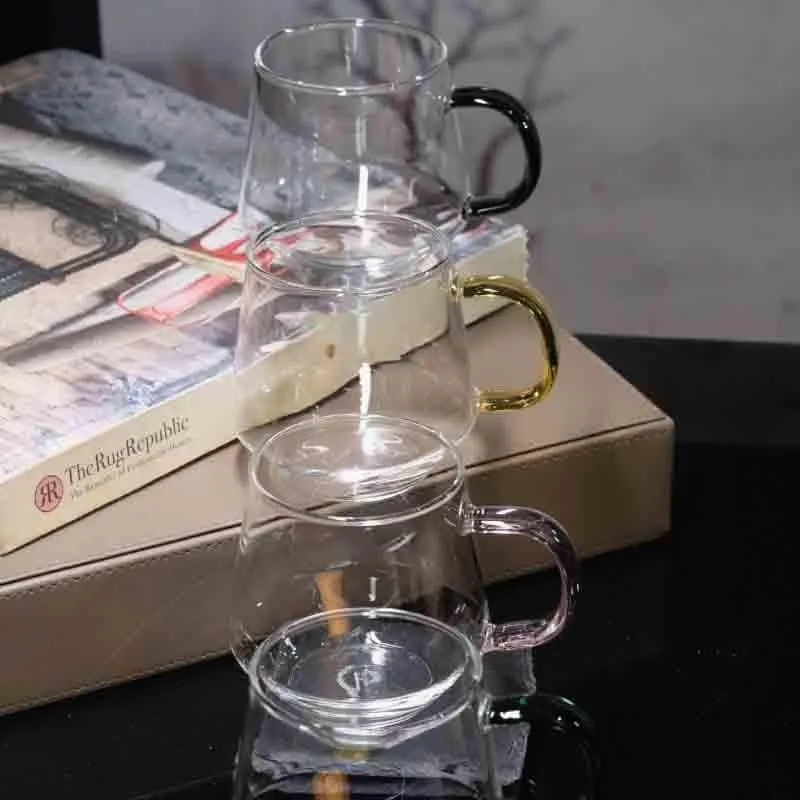 Mozaa Glass Cup (400 ML Each) - Set of Four media 3