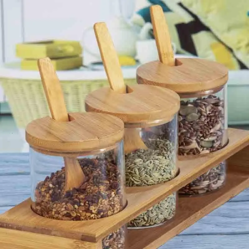 Prep It Masala Jar Round (220 mL Each)- Set of Three media 1