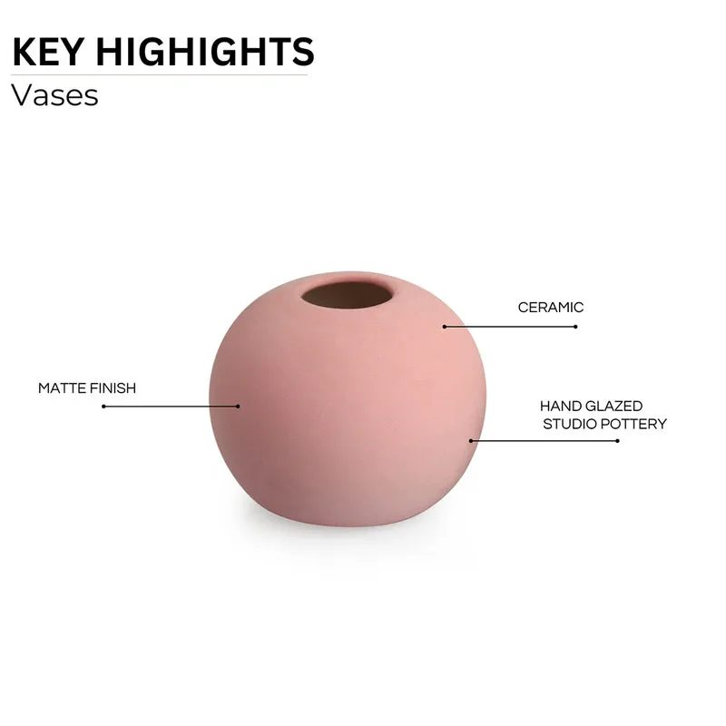 Nura Pink Vase - Set Of Two media 5