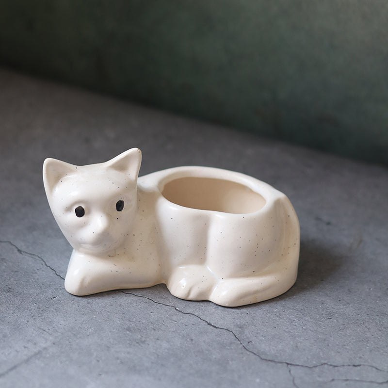 Meow Ceramic Planter media 5
