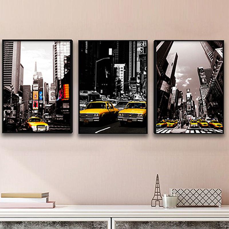 Skyscraper Wonder Wall Painting - Set Of Three